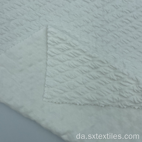 Elastisk polyester spandex blandet jacquard stof